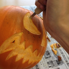 かぼちゃ６カービングナイフ