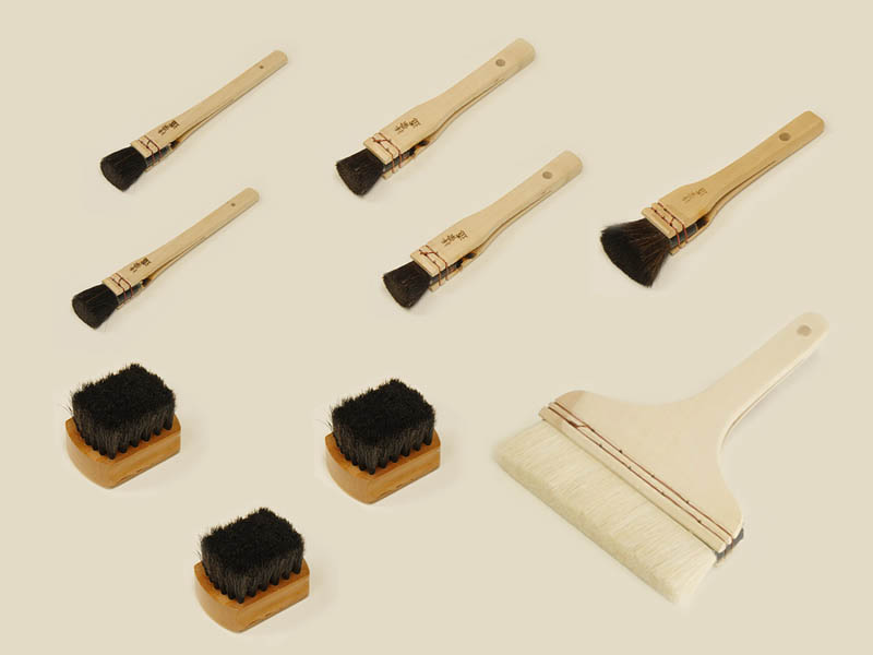 お得なハケ・ブラシセット発売しました。 道刃物工業株式会社 ハケ 刷毛 2本セット